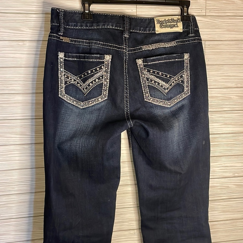 Rock & Roll Cowgirl mid rise boot cut 30 x 34 women’s jeans